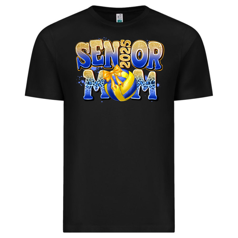 Senior Mom 2025 Volleyball T-shirt By Cowhidedigitalart - Artistshot