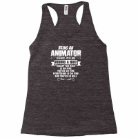 Being An Animator Racerback Tank | Artistshot