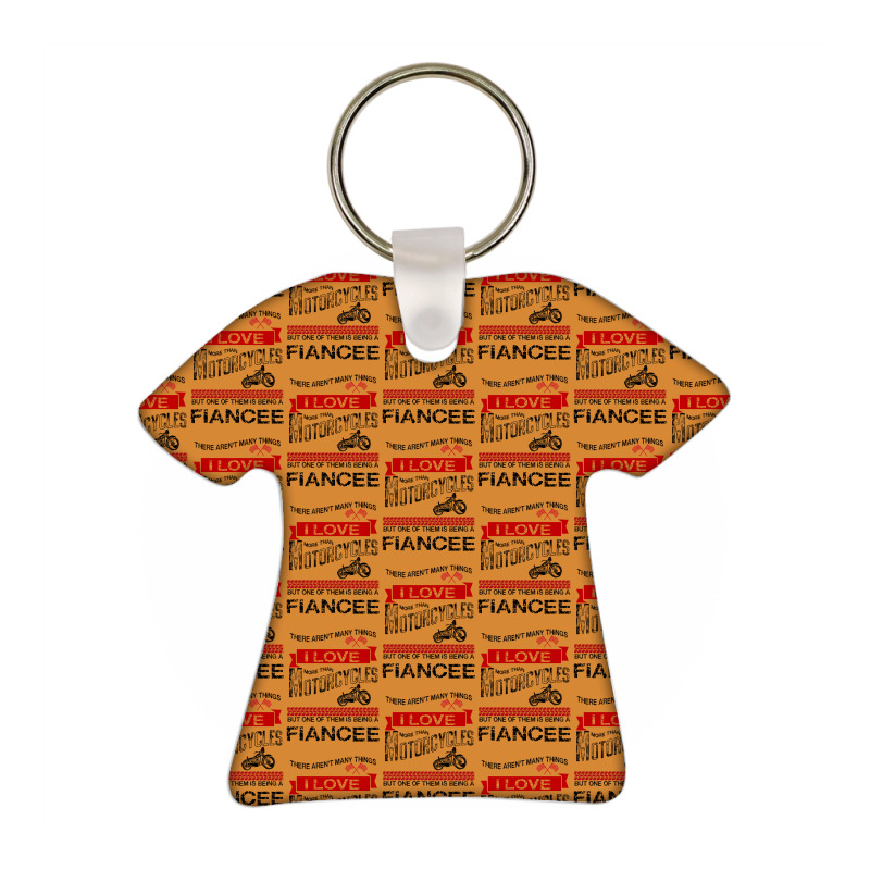 This Fiance Loves Motorcycles T-shirt Keychain | Artistshot