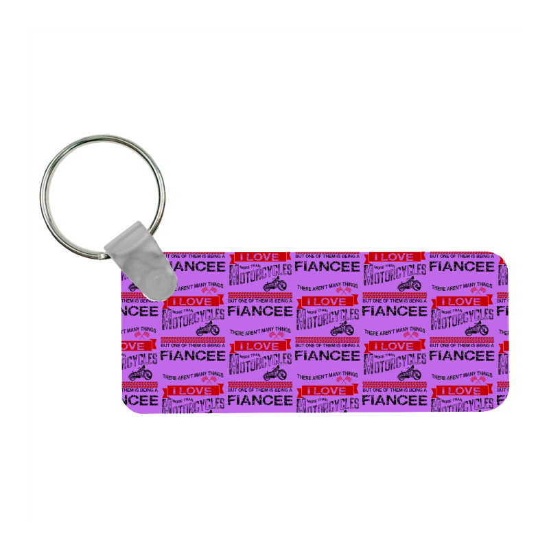 This Fiance Loves Motorcycles Frp Rectangle Keychain | Artistshot