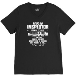 being an inspector V-Neck Tee | Artistshot