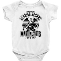 The Grandmaster Browns Martial Arts Gym Baby Bodysuit | Artistshot