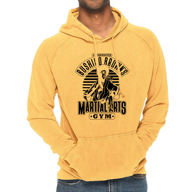 The Grandmaster Browns Martial Arts Gym Vintage Hoodie by Firework Tess | Artistshot