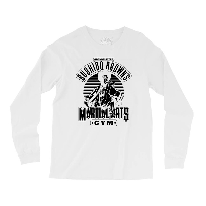 The Grandmaster Browns Martial Arts Gym Long Sleeve Shirts by Firework Tess | Artistshot