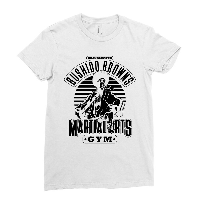 The Grandmaster Browns Martial Arts Gym Ladies Fitted T-shirt | Artistshot