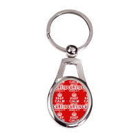 Keep Calm And Let Curtis Handle It Silver Oval Keychain | Artistshot