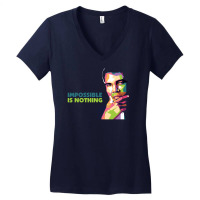 Impossible Is Nothing Women's V-neck T-shirt | Artistshot