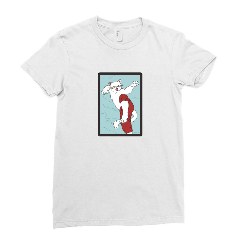 Cat Ladies Fitted T-Shirt by Disgus_Thing | Artistshot