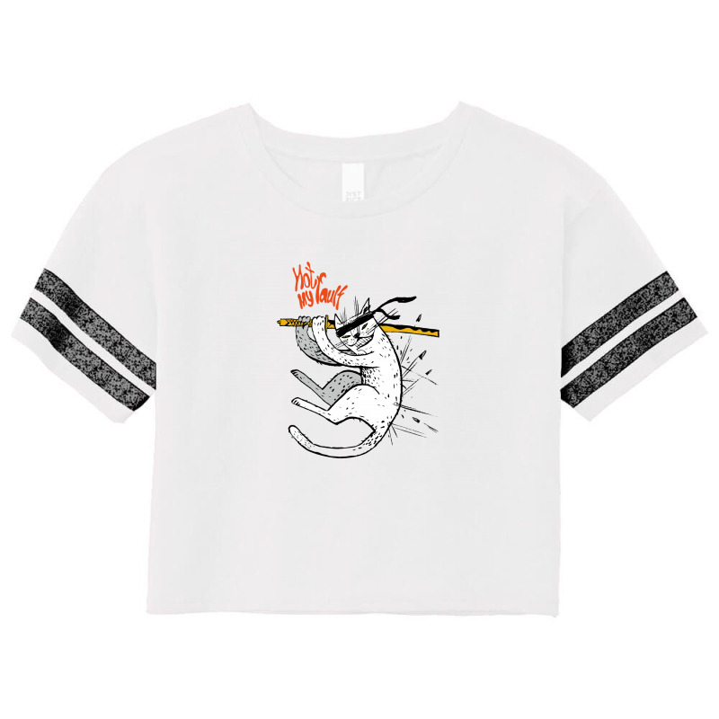 Cat Scorecard Crop Tee by Disgus_Thing | Artistshot