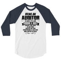Being An Auditor Copy 3/4 Sleeve Shirt | Artistshot
