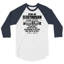 being an electrician copy 3/4 Sleeve Shirt | Artistshot
