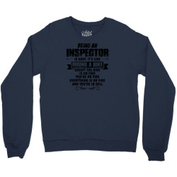 being an inspector copy Crewneck Sweatshirt | Artistshot