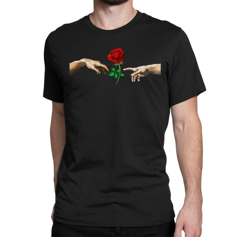 Hand Rose Classic T-shirt | Artistshot