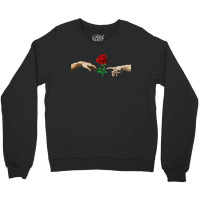 Hand Rose Crewneck Sweatshirt | Artistshot