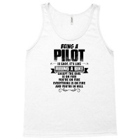 Being A Pilot Copy Tank Top | Artistshot