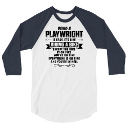 being a playwright copy 3/4 Sleeve Shirt | Artistshot
