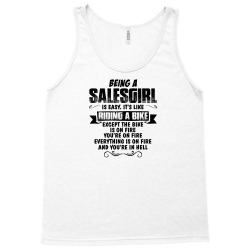 being a salesgirl copy Tank Top | Artistshot