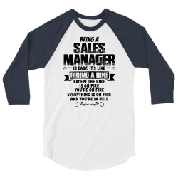 being a sales manager copy 3/4 Sleeve Shirt | Artistshot