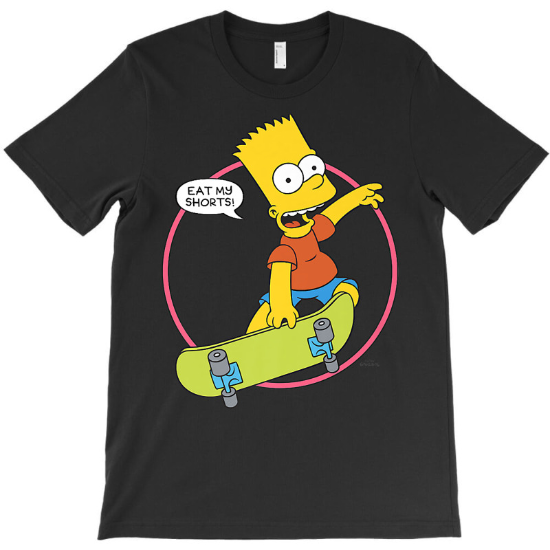 The Simpsons Bart Simpson Eat My Shorts Premium T Shirt T-Shirt by keishawnredner | Artistshot