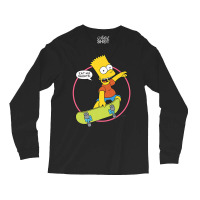 The Simpsons Bart Simpson Eat My Shorts Premium T Shirt Long Sleeve Shirts | Artistshot