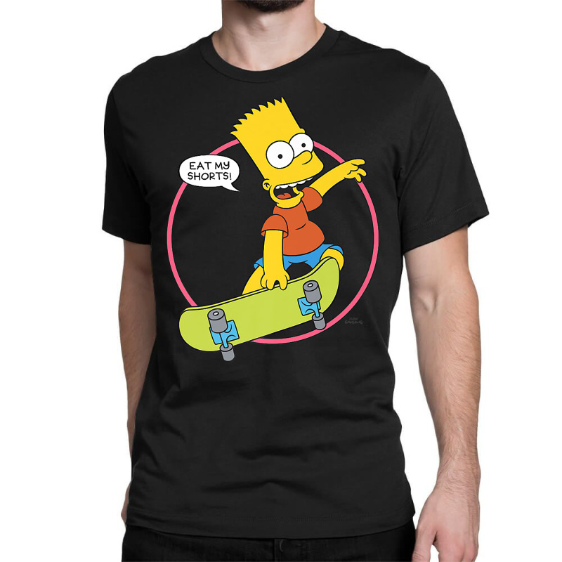 The Simpsons Bart Simpson Eat My Shorts Premium T Shirt Classic T-shirt by keishawnredner | Artistshot