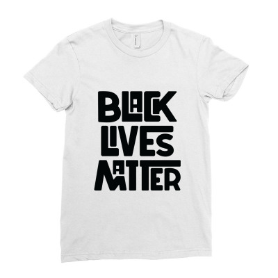 Black Lives Matter Ladies Fitted T-shirt Designed By Nihisumba