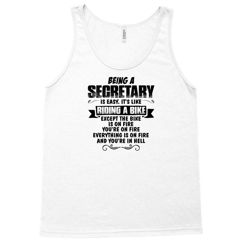 Being A Secretary Copy Tank Top | Artistshot