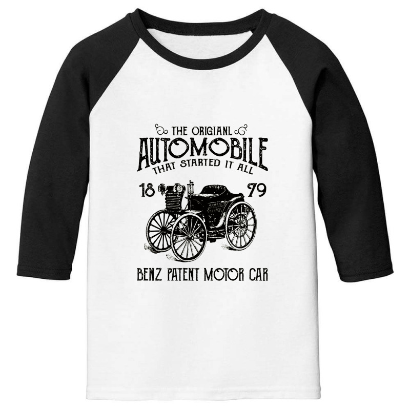 Benz   The Original Automobile   Antique Car Youth 3/4 Sleeve by yaktubu | Artistshot