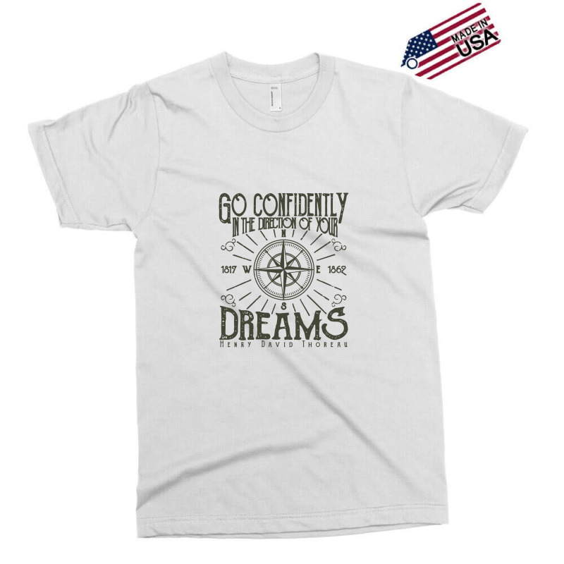 Go Confidently In The Direction Of Your Dreams, Vintage Retro Design Exclusive T-shirt | Artistshot