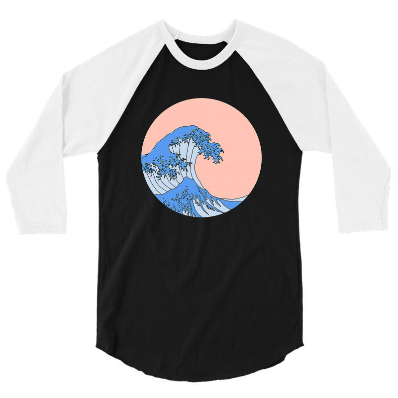 Wave 3/4 Sleeve Shirt | Artistshot