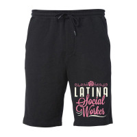 Latina Social Worker Lcsw Women Latinx Hispanic T Shirt Fleece Short | Artistshot