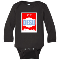 Desu  3 Long Sleeve Baby Bodysuit | Artistshot