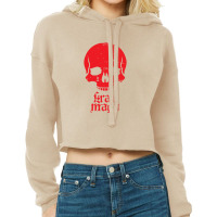 Distressed Krav Maga Skull Cropped Hoodie | Artistshot