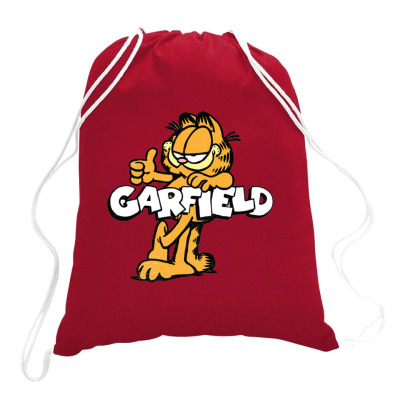 Garfield Retro Garf Drawstring Bags Designed By Ballard