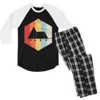 Retro Synthesizer Adsr Men's 3/4 Sleeve Pajama Set | Artistshot