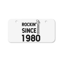 Gift For 40 Year Old: Classic Rock 1980 40th Birthday Bicycle License Plate | Artistshot