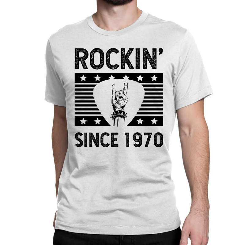 Gift For 50 Year Old: Classic Rock 1970 50th Birthday Classic T-shirt | Artistshot