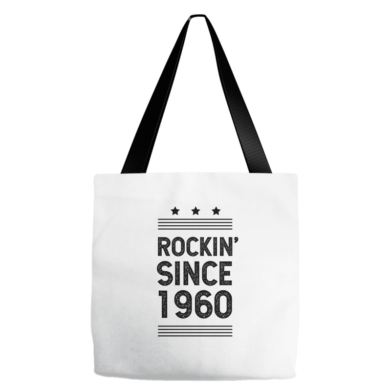 Gift For 60 Year Old: Classic Rock 1960 60th Birthday Tote Bags | Artistshot