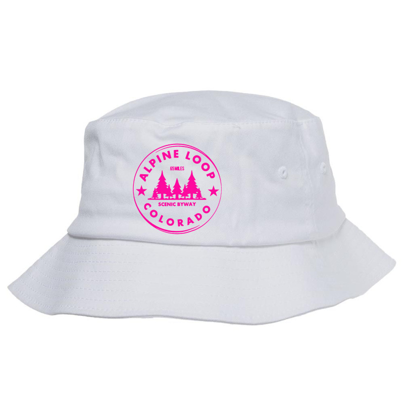 Alpine Loop Colorado Off Road 4x4 Retro Mile High Forest Raglan Bucket Hat by nihisumba | Artistshot