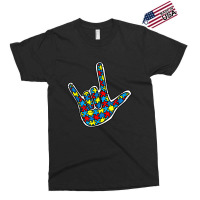 Asl Love Sign Language Autism Gift Awareness Support Autism Exclusive T-shirt | Artistshot