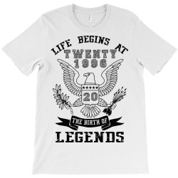 life begins at twenty 1996 the birth of legends T-Shirt | Artistshot