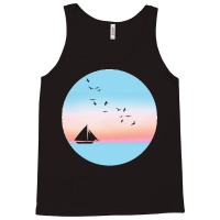 Sailboat T  Shirt Sailing Into The Sunset T  Shirt Tank Top | Artistshot