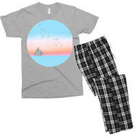 Sailboat T  Shirt Sailing Into The Sunset T  Shirt Men's T-shirt Pajama Set | Artistshot