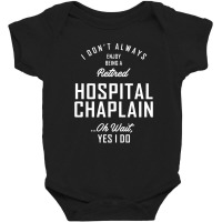 Hospital Chaplain Shirt Job Title Gift Baby Bodysuit | Artistshot