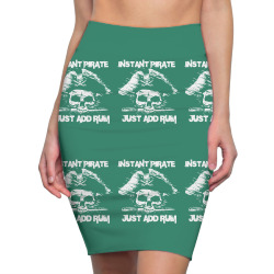 instant pirate just add rum Pencil Skirts | Artistshot