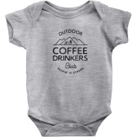 Outdoor Coffee Drinkers Baby Bodysuit | Artistshot