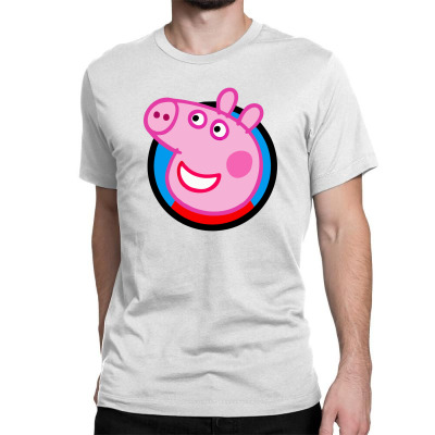 Cool Peppa Pig Smile Classic T-shirt Designed By Miniswaless
