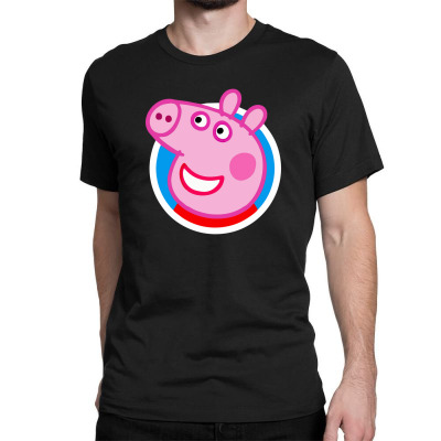 Cool Peppa Pig Smile Classic T-shirt Designed By Miniswaless