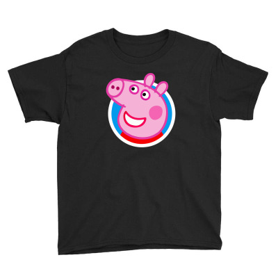 Cool Peppa Pig Smile Youth Tee Designed By Miniswaless