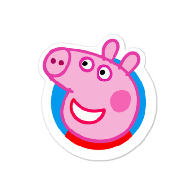 Cool Peppa Pig Smile Sticker Designed By Miniswaless